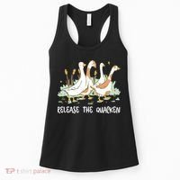 Ducks Release The Quacken Cute Duck Women's Tank Top thumb 0
