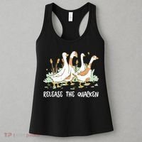 Ducks Release The Quacken Cute Duck Women's Tank Top thumb 3