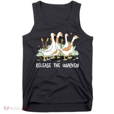Ducks Release The Quacken Cute Duck Tank Top