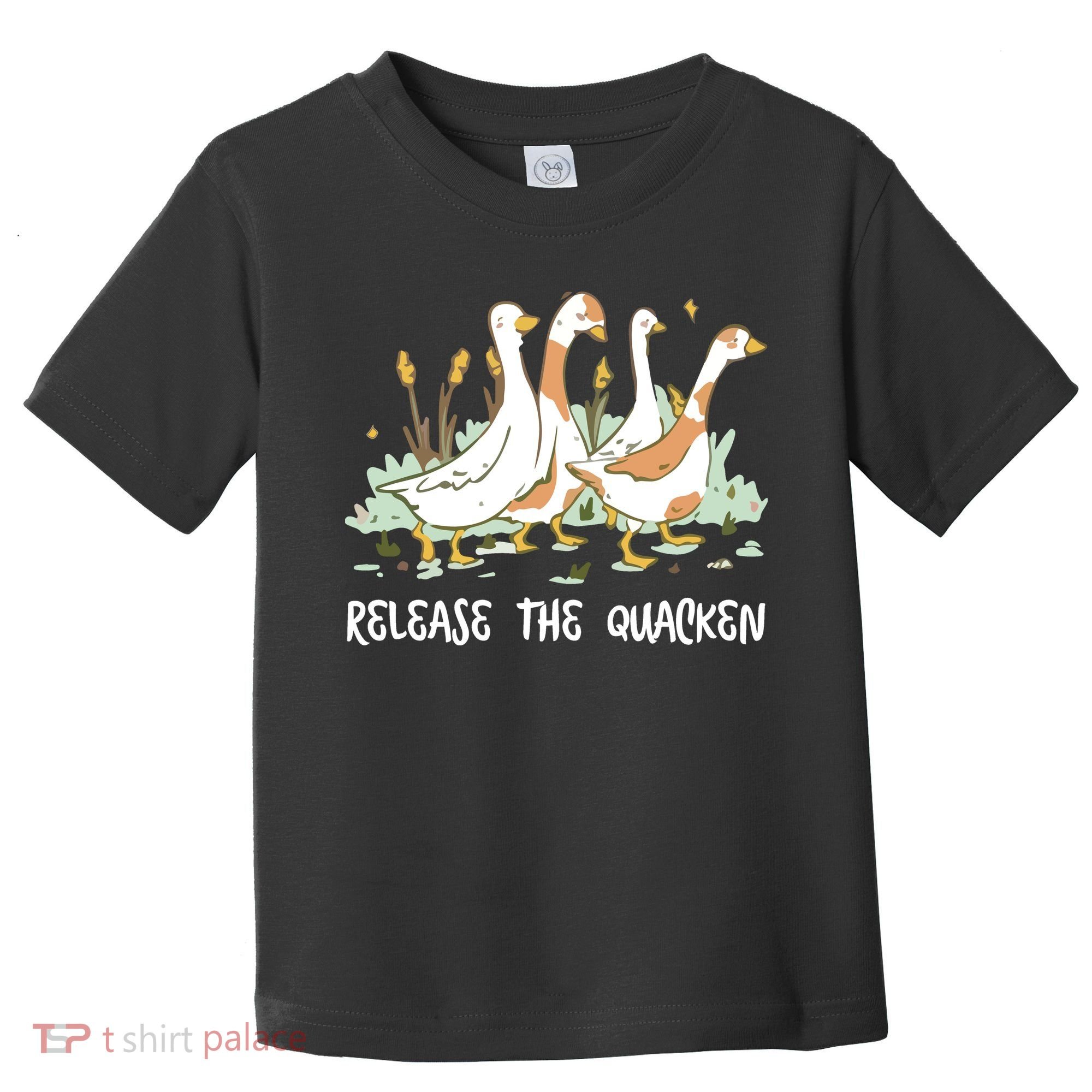 Ducks Release The Quacken Cute Duck Toddler T-Shirt