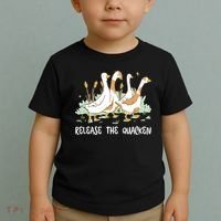 Ducks Release The Quacken Cute Duck Toddler T-Shirt thumb 2