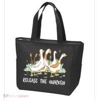 Ducks Release The Quacken Cute Duck Tote Bag thumb 3