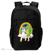 Dinosaur Riding Unicorn Backpack thumb 0