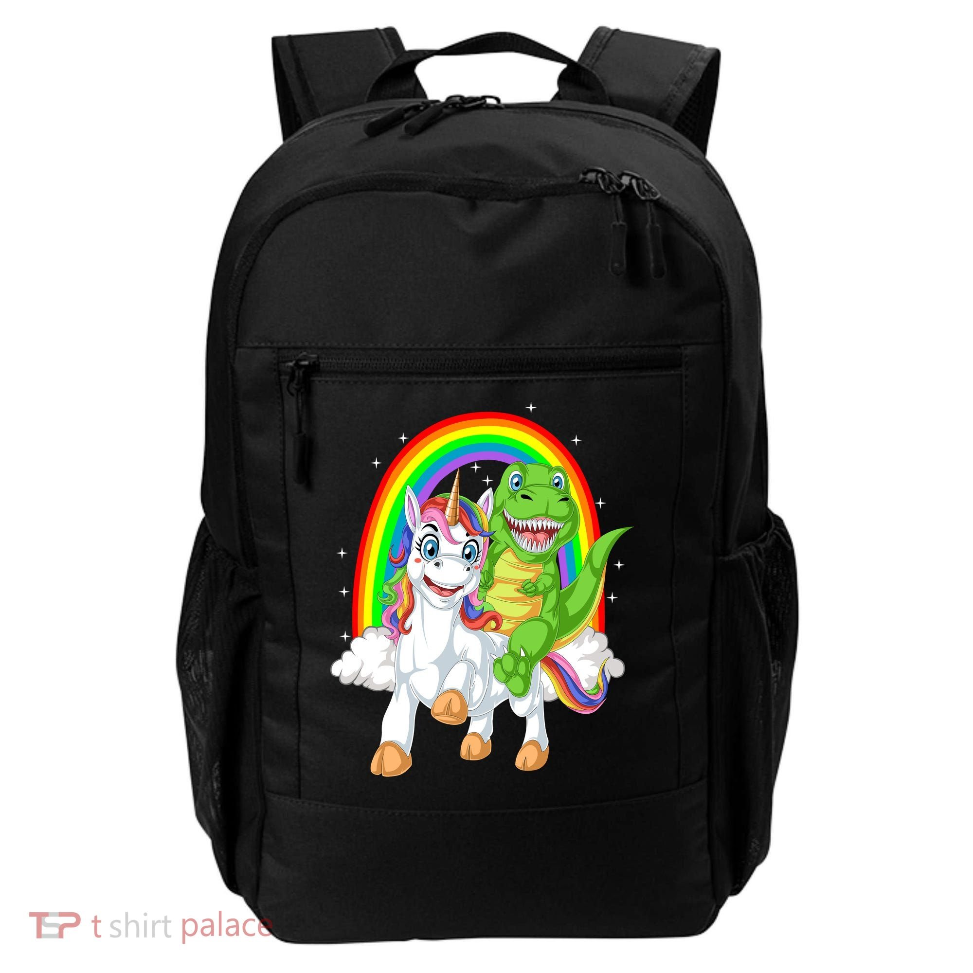 Dinosaur Riding Unicorn Backpack