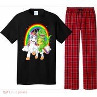 Dinosaur Riding Unicorn Pajama Set thumb 0