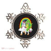 Dinosaur Riding Unicorn Ornament thumb 0