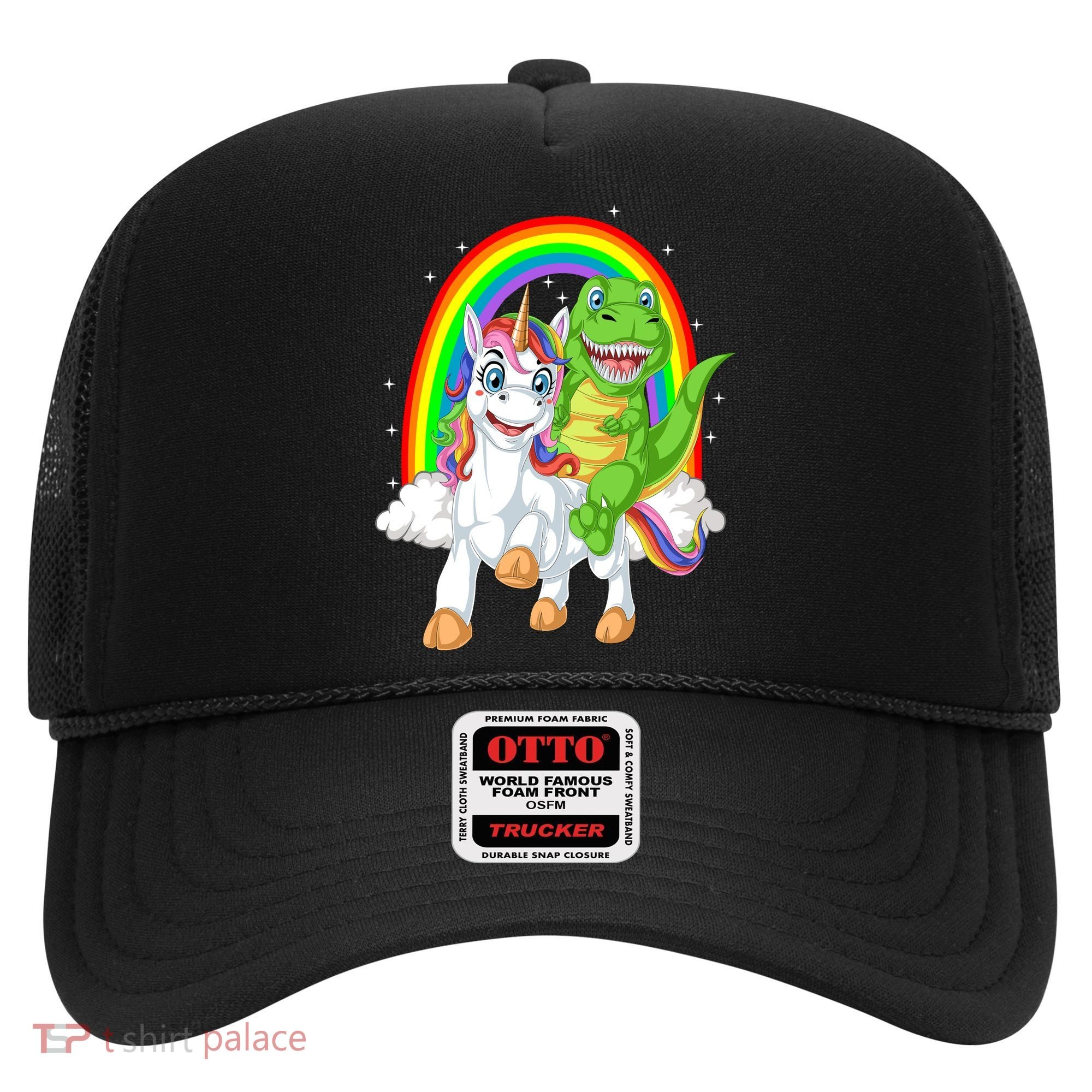 Dinosaur Riding Unicorn Hat