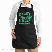 Drugs Not Hugs Don't Touch Me Apron thumb 2