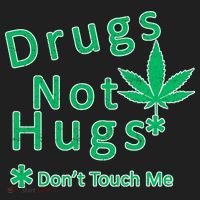 Drugs Not Hugs Don't Touch Me Beanie thumb 2