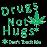 Drugs Not Hugs Don't Touch Me Women's Tank Top thumb 5