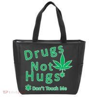 Drugs Not Hugs Don't Touch Me Tote Bag thumb 0