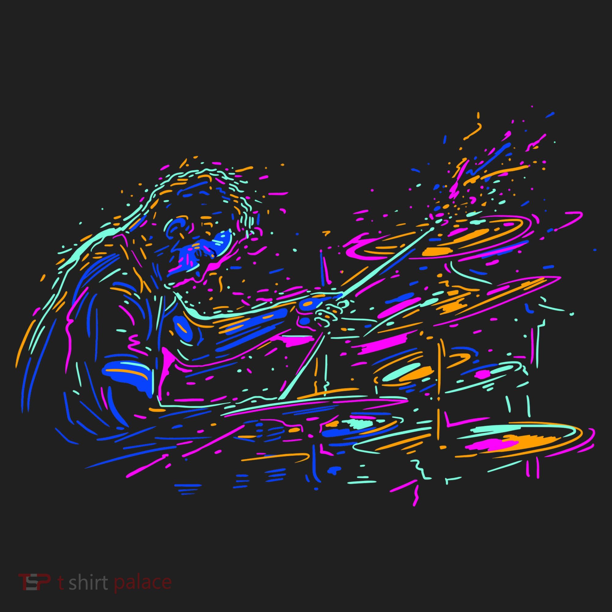 Drummer Abstract Women's Sweatshirt