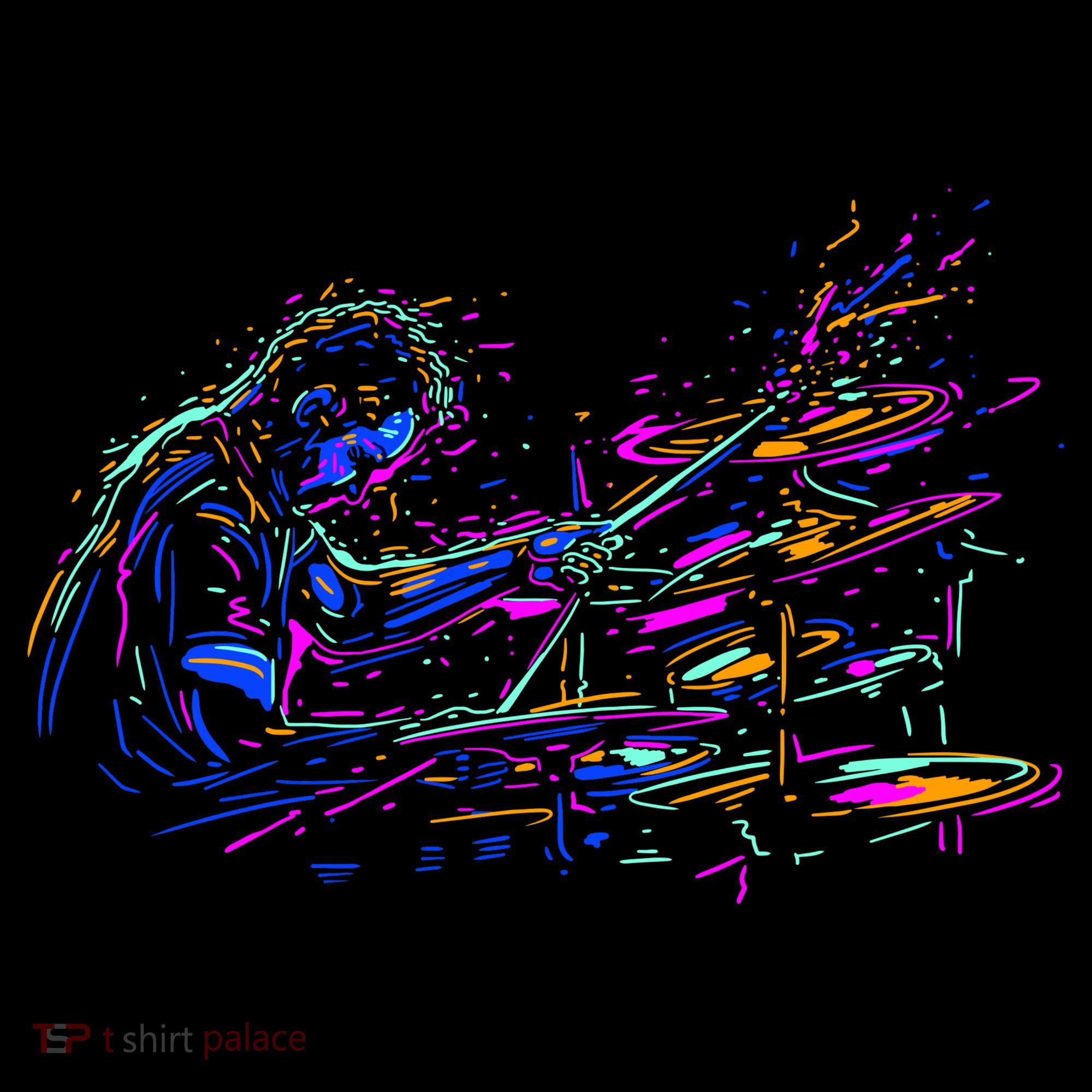 Drummer Abstract Bucket Hat