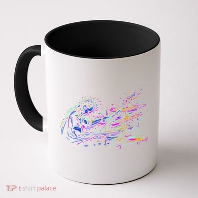 Drummer Abstract Coffee Mug