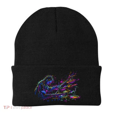Drummer Abstract Beanie