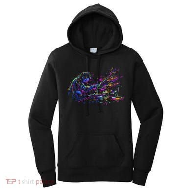 Drummer Abstract Women's Hoodie