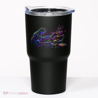 Drummer Abstract Tumbler
