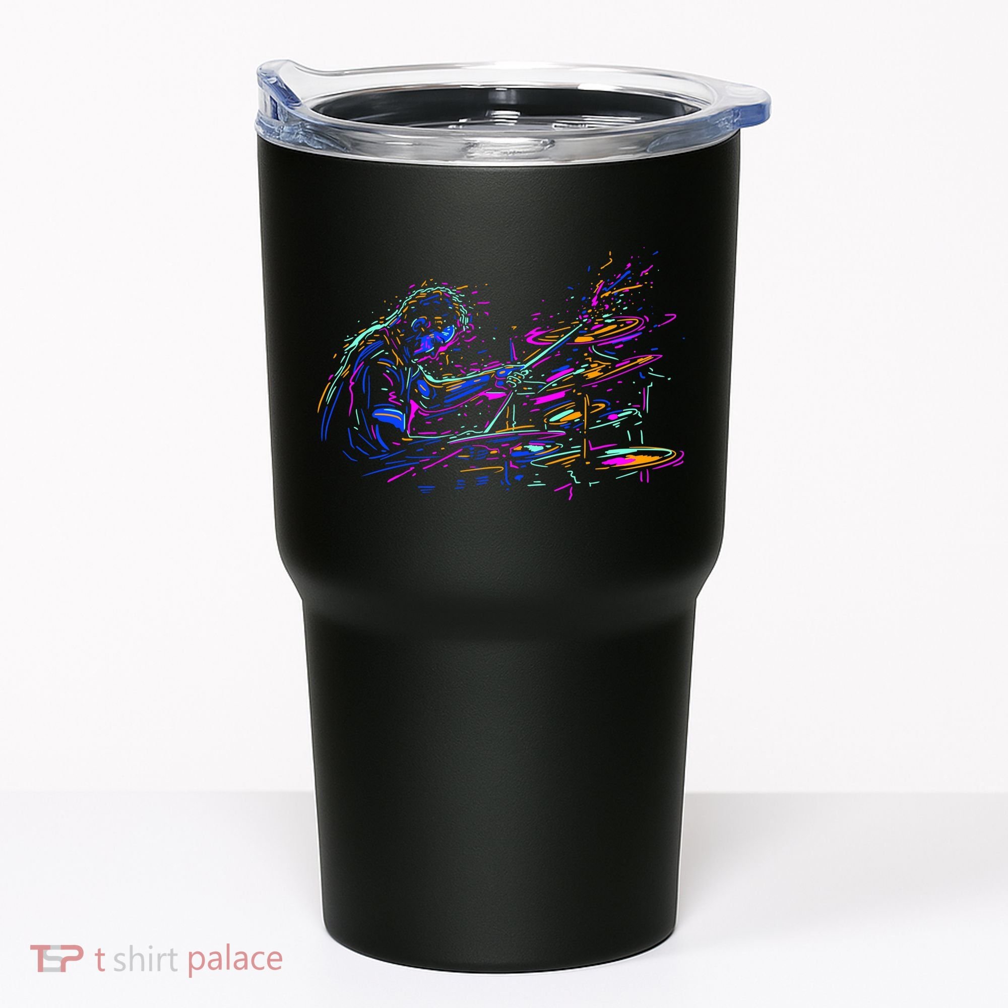 Drummer Abstract Tumbler