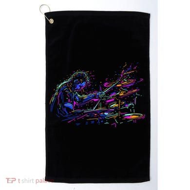 Drummer Abstract Golf Towel