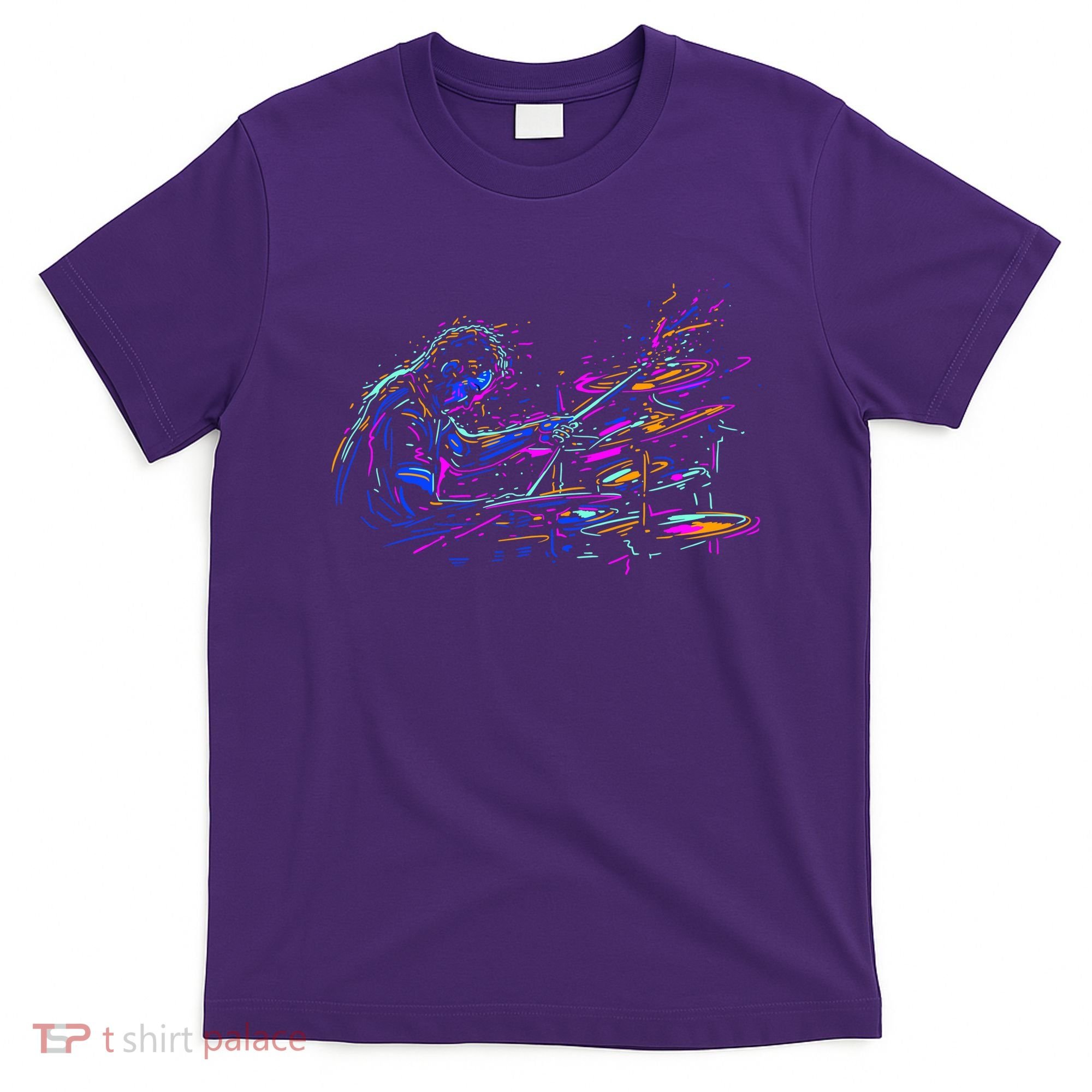 Drummer Abstract T-Shirt