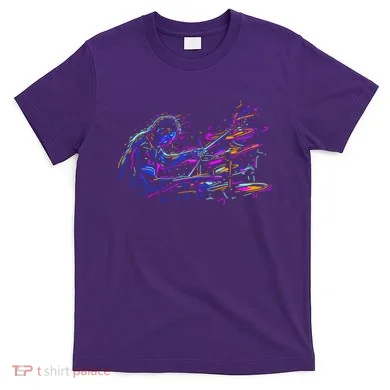 Drummer Abstract T-Shirt