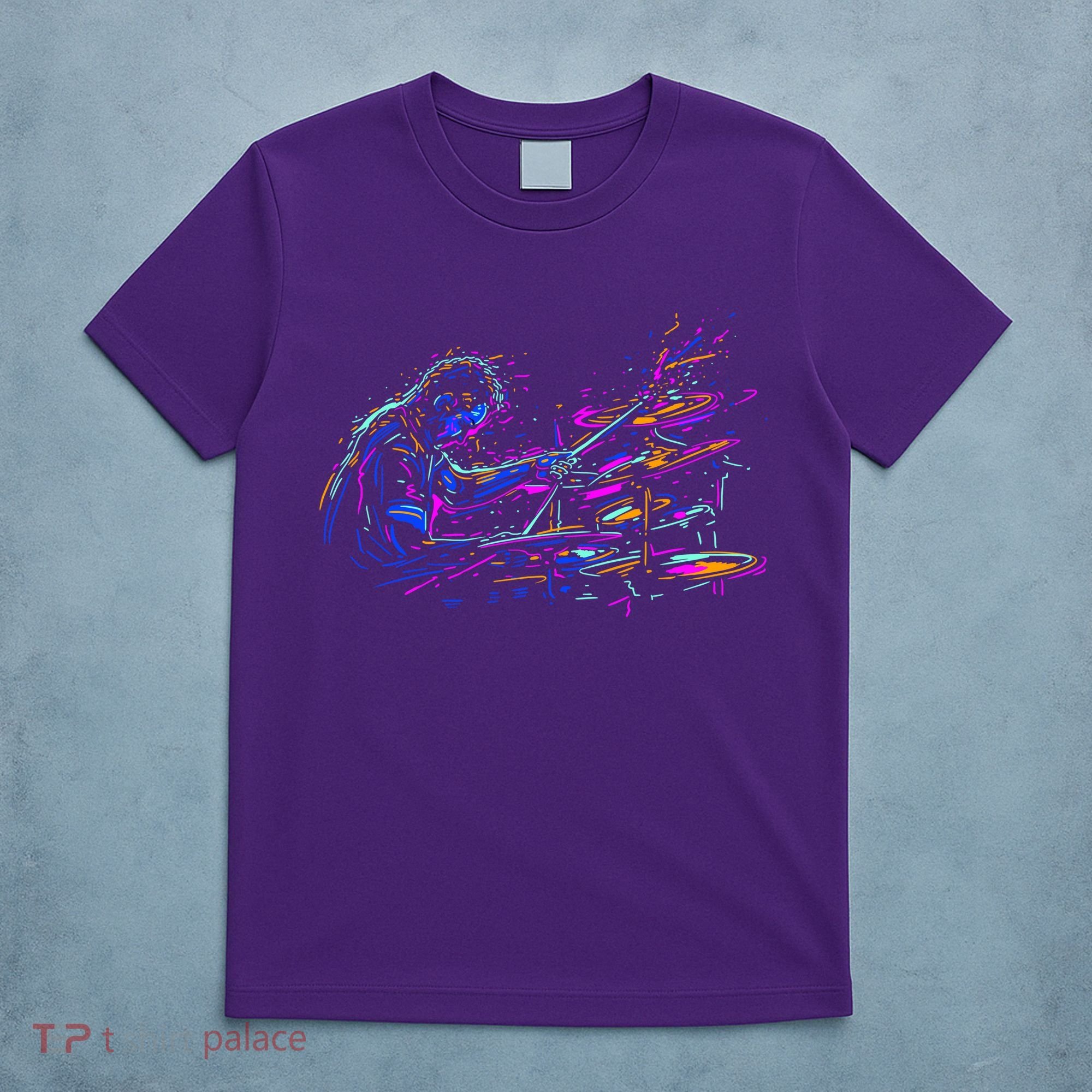Drummer Abstract T-Shirt