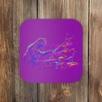 Drummer Abstract Coaster thumb 0