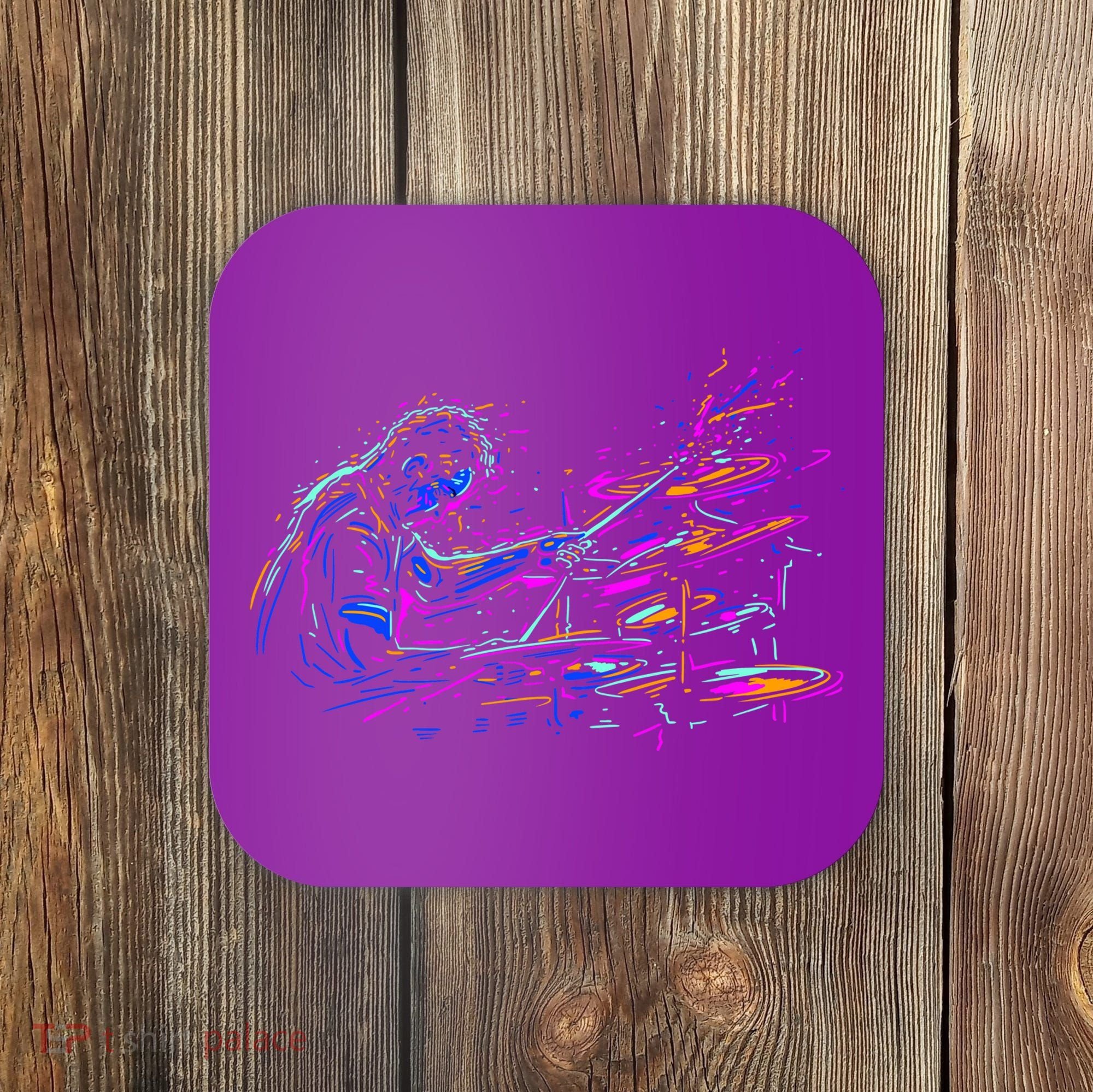 Drummer Abstract Coaster