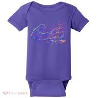 Drummer Abstract Baby Bodysuit thumb 0