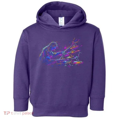 Drummer Abstract Toddler Hoodie