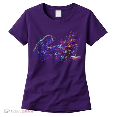 Drummer Abstract Women's T-Shirt
