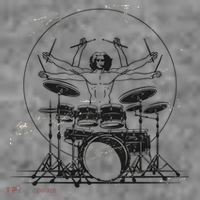 Drummer Playing Rock Band Illustration Kids Hoodie thumb 5