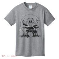 Drummer Playing Rock Band Illustration Kids T-Shirt thumb 0