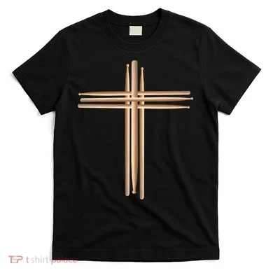 Drumsticks Cross T-Shirt