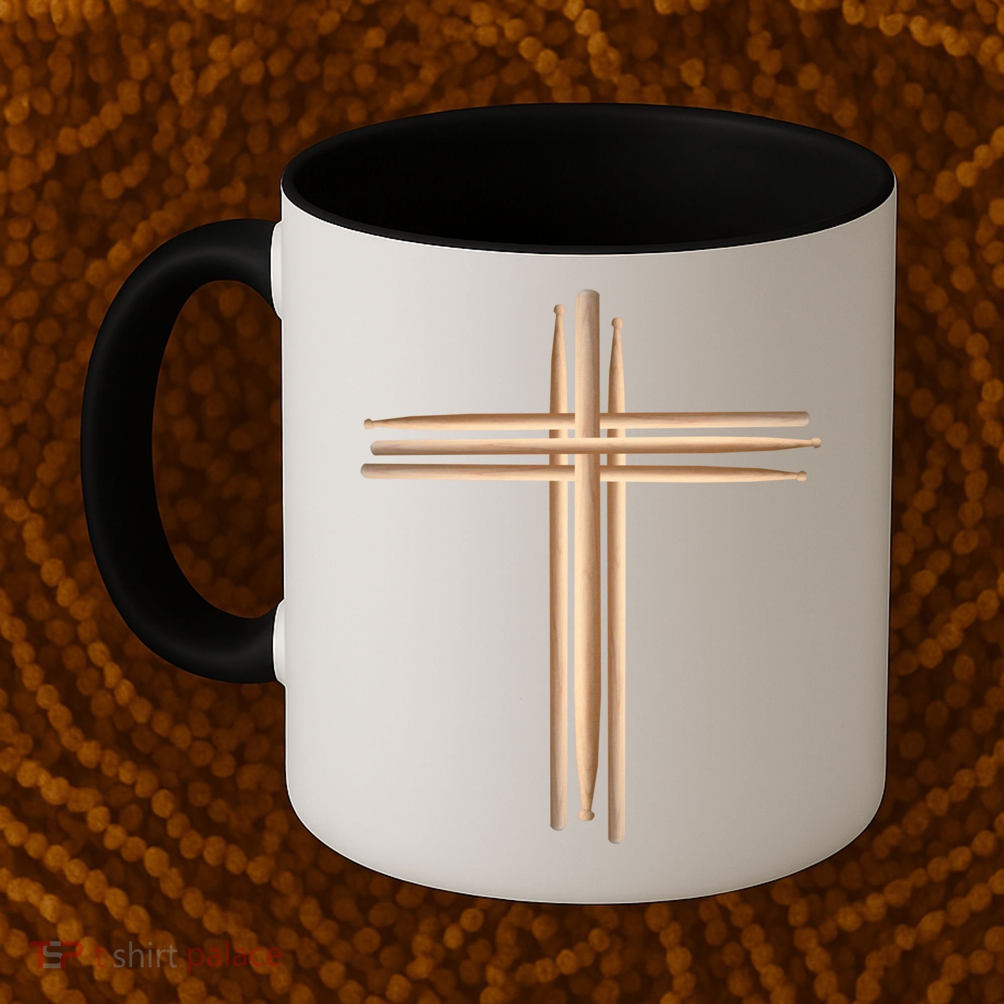 Drumsticks Cross Coffee Mug