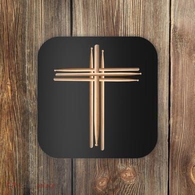 Drumsticks Cross Coaster