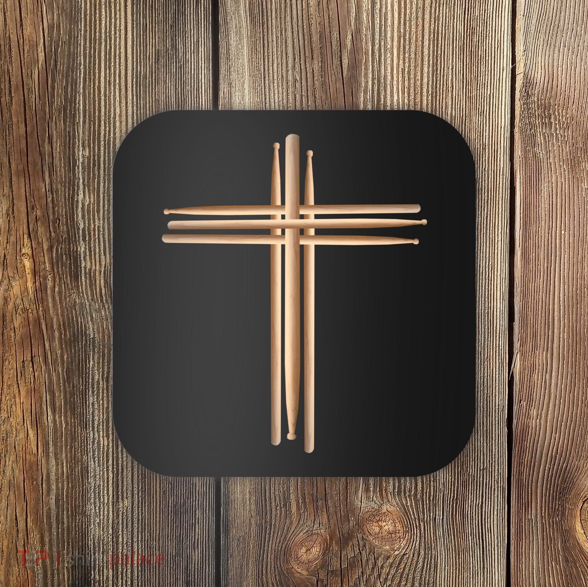 Drumsticks Cross Coaster