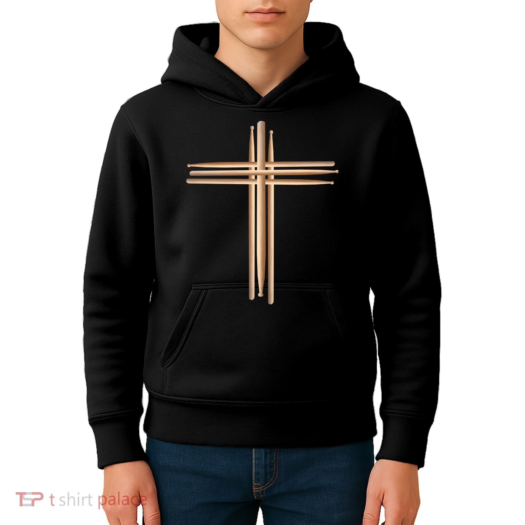 Drumsticks Cross Kids Hoodie