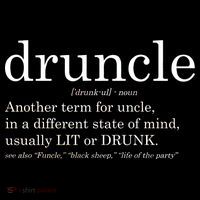 Druncle Another Term For Uncle Usually Lit USA-Made Doggie Bandana thumb 2