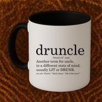 Druncle Another Term For Uncle Usually Lit Coffee Mug thumb 2