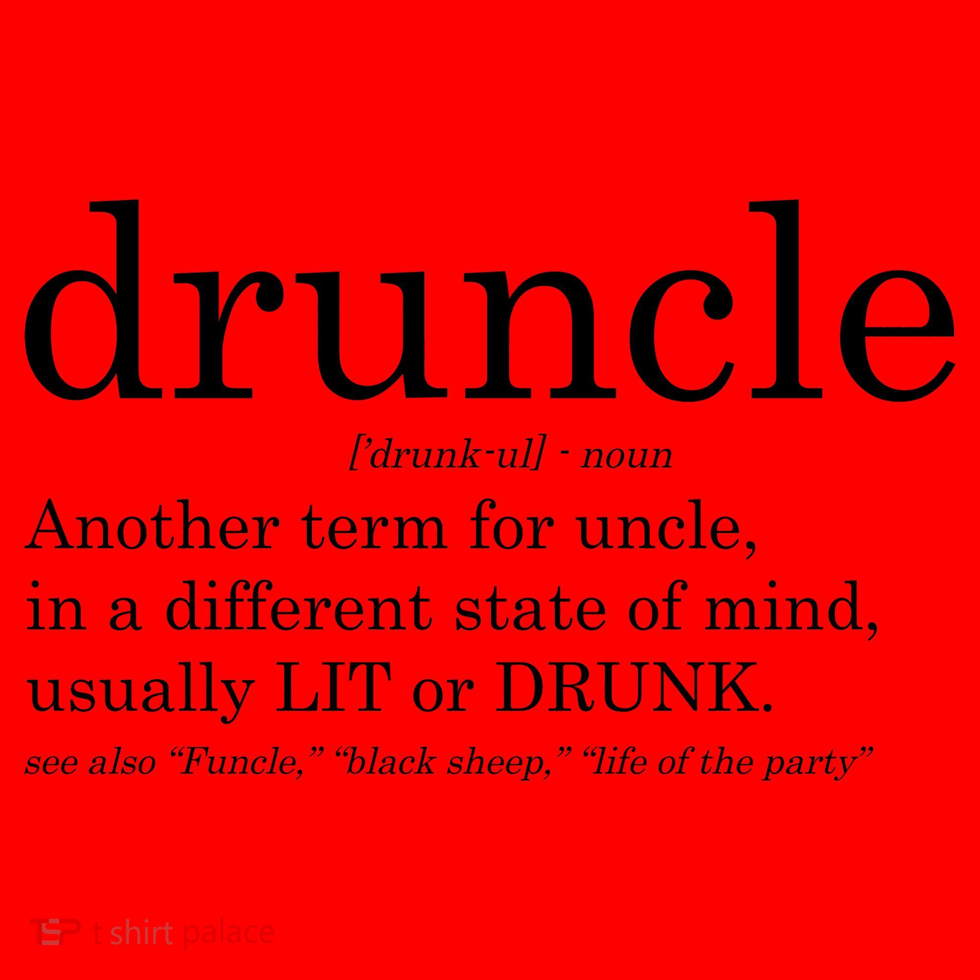 Druncle Another Term For Uncle Usually Lit Santa Hat