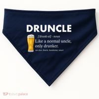 Druncle Funny Uncle Definition See Also Funcle USA-Made Doggie Bandana thumb 0