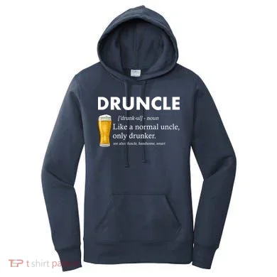 Druncle Funny Uncle Definition See Also Funcle Women's Hoodie