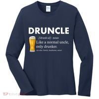 Druncle Funny Uncle Definition See Also Funcle Women's Long Sleeve Shirt thumb 0