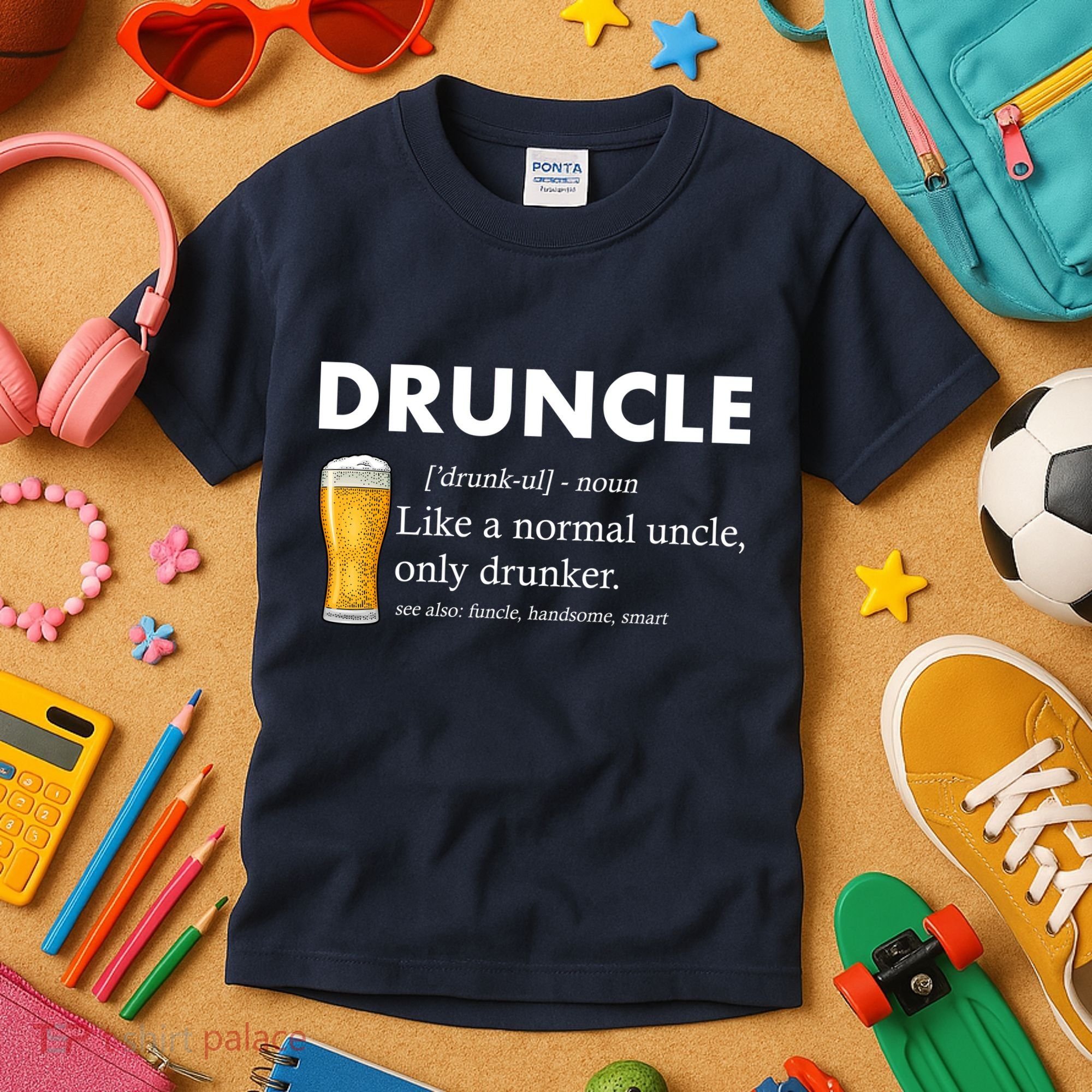 Druncle Funny Uncle Definition See Also Funcle Kids T-Shirt