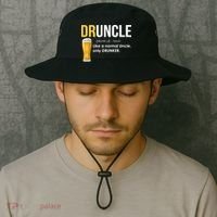 Druncle Like a Normal Uncle Only Drunker Bucket Hat thumb 2