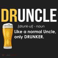 Druncle Like a Normal Uncle Only Drunker Beanie thumb 2