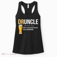 Druncle Like a Normal Uncle Only Drunker Women's Tank Top thumb 0