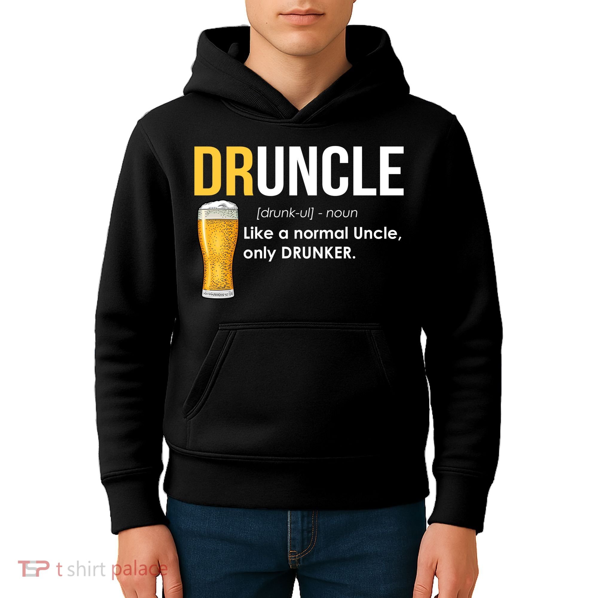Druncle Like a Normal Uncle Only Drunker Kids Hoodie