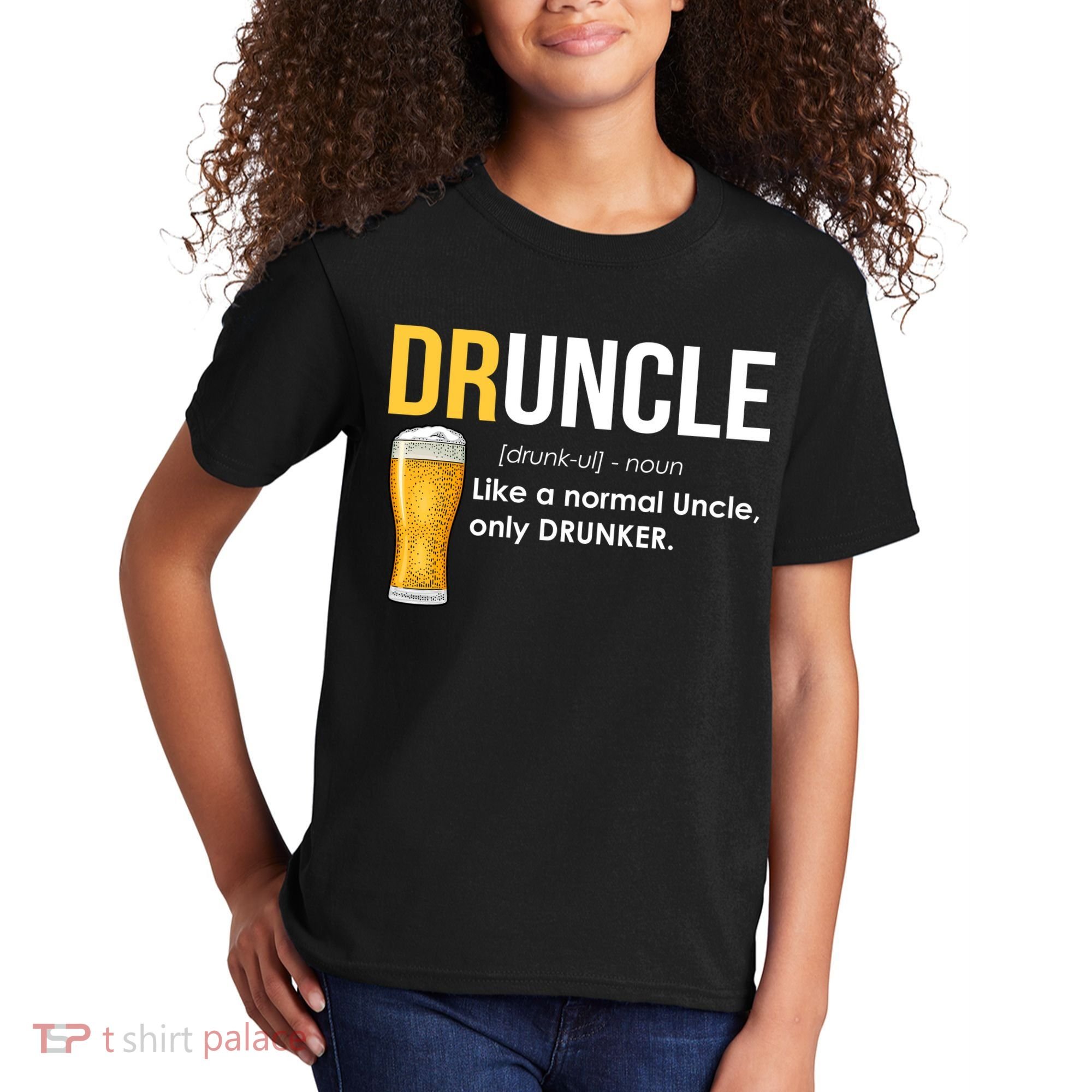 Druncle Like a Normal Uncle Only Drunker Kids T-Shirt